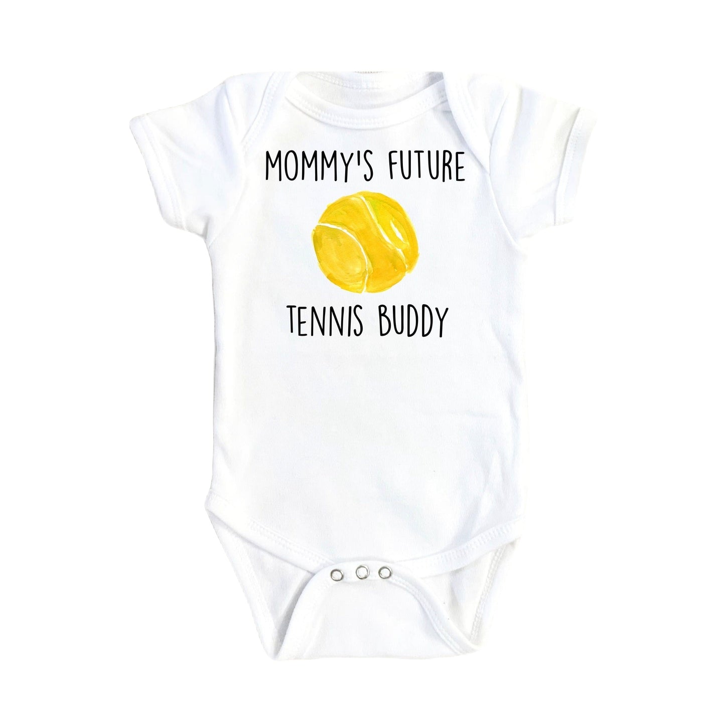 Tennis Future Mom - Baby Boy Girl Clothes Infant Bodysuit Funny Cute