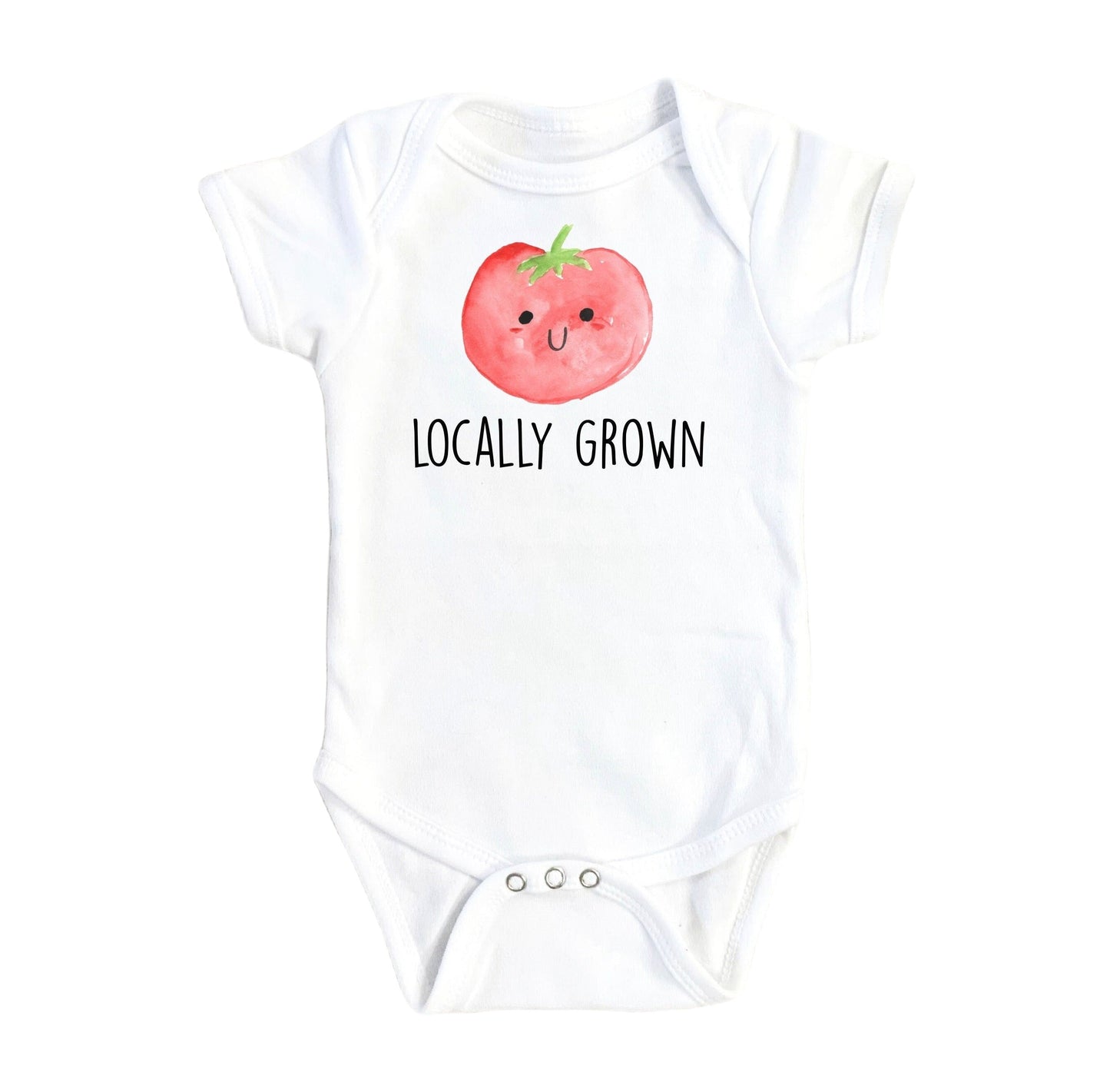 Tomato Locally Grown - Baby Boy Girl Clothes Infant Bodysuit Funny