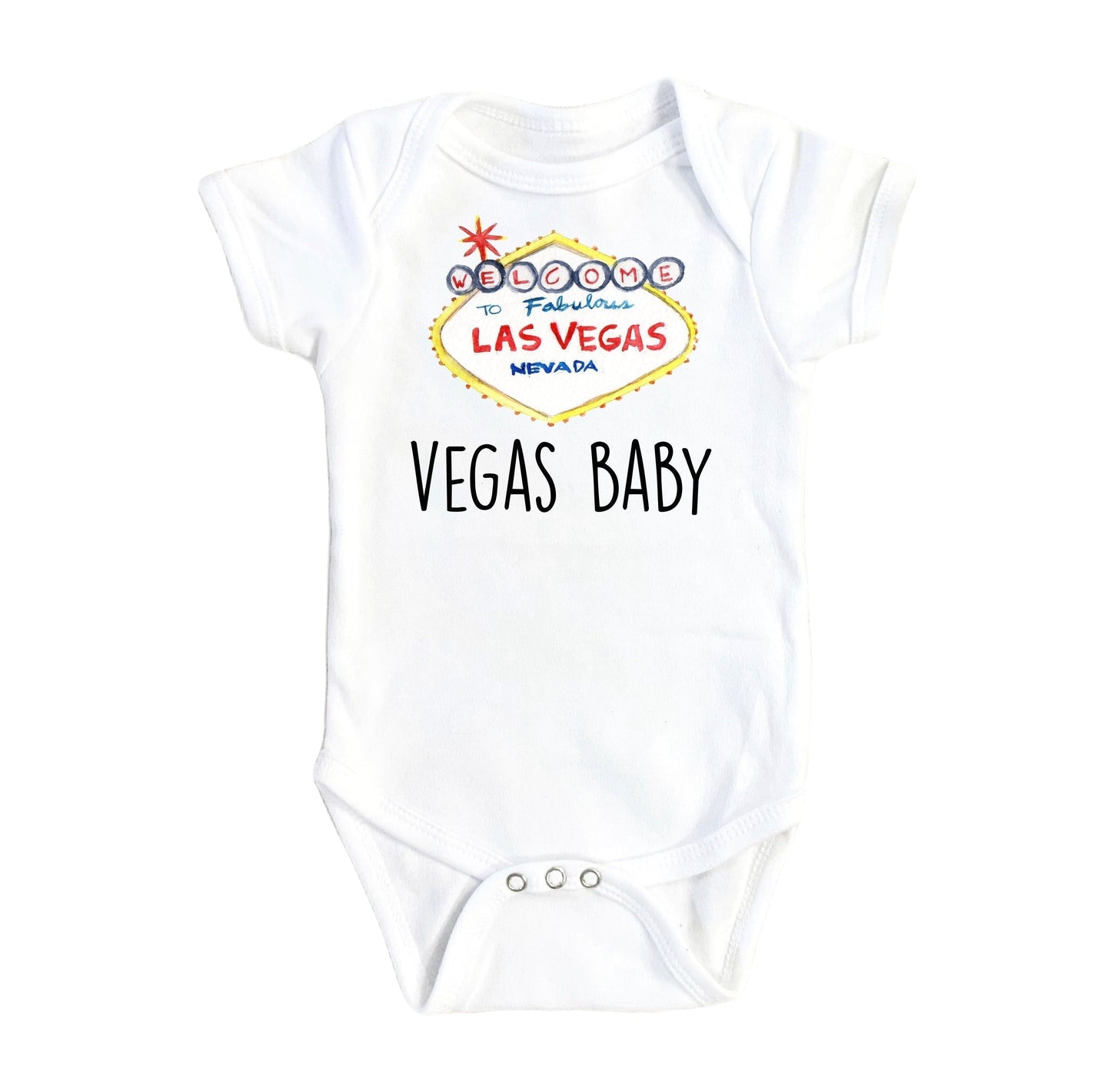 Las Vegas - Baby Boy Girl Clothes Infant Bodysuit Funny Cute Newborn