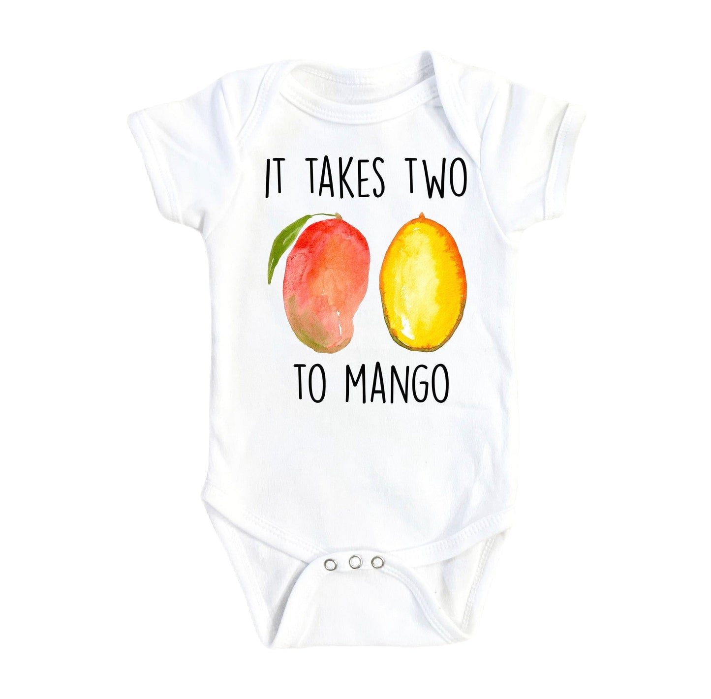 Mango Two - Baby Boy Girl Clothes Infant Bodysuit Funny Cute Newborn