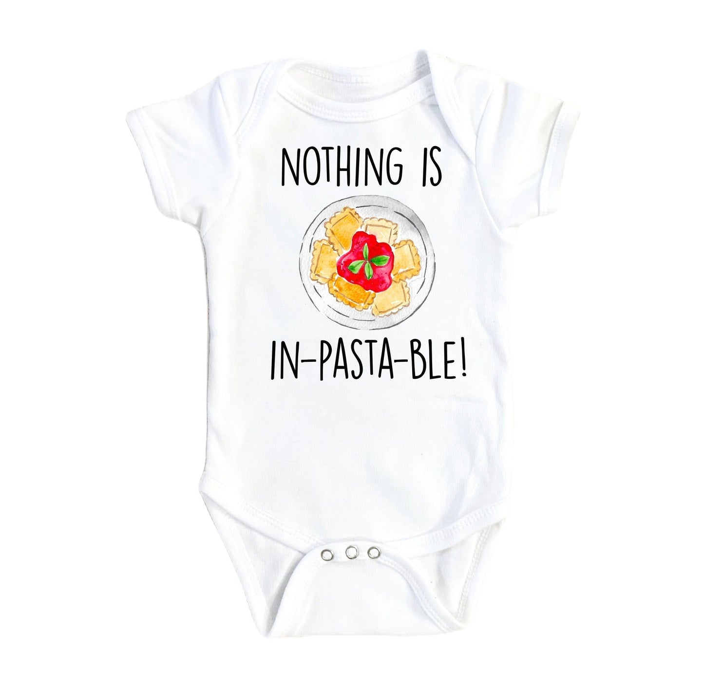 Italian Pasta Pun - Baby Boy Girl Clothes Infant Bodysuit Funny Cute