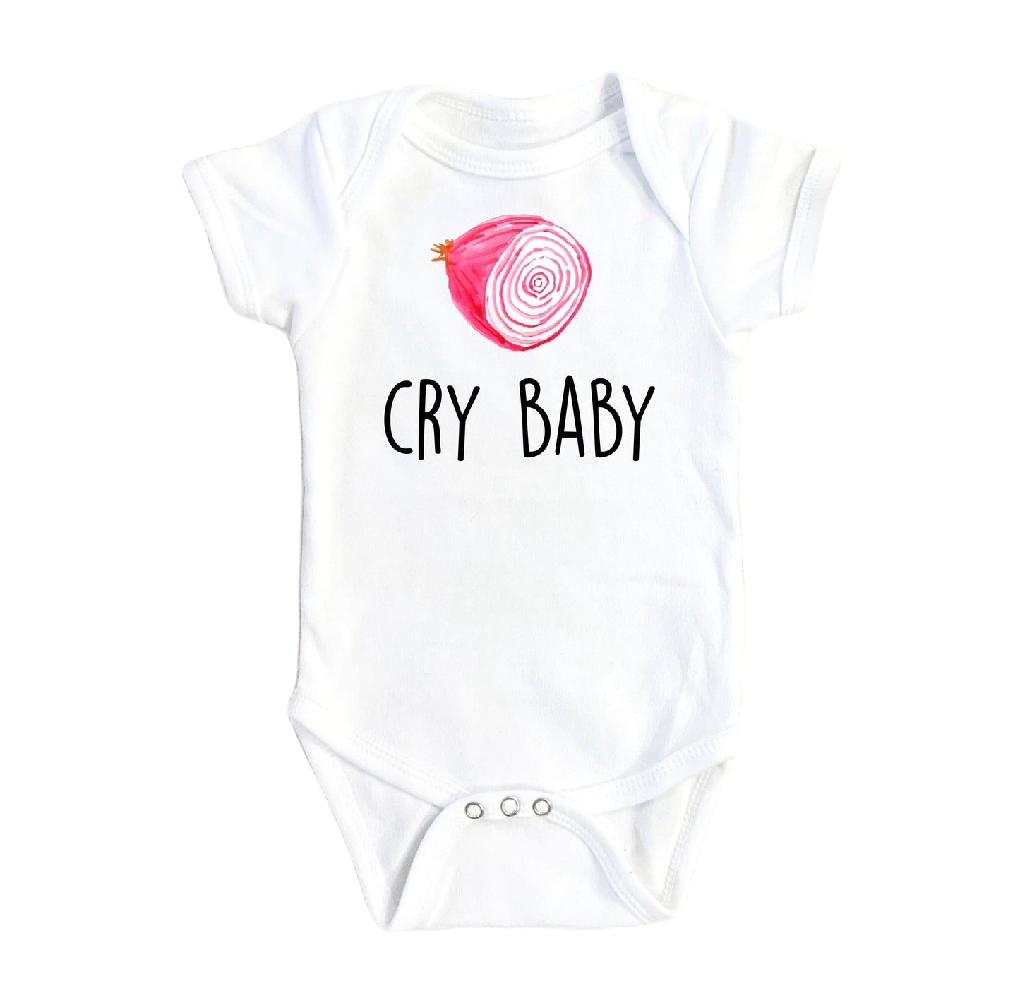 Onion Cry - Baby Boy Girl Clothes Infant Bodysuit Funny Cute Newborn