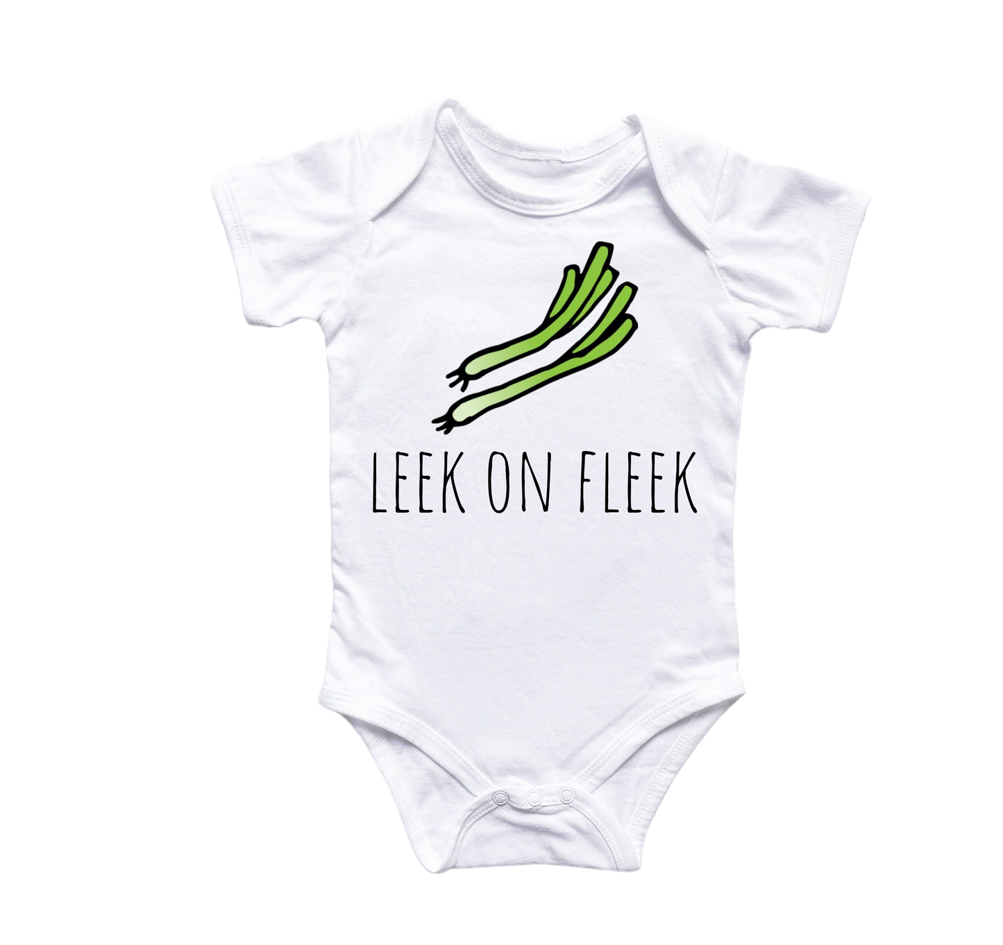 Leek Vegetable - Baby Boy Girl Clothes Infant Bodysuit Funny Cute
