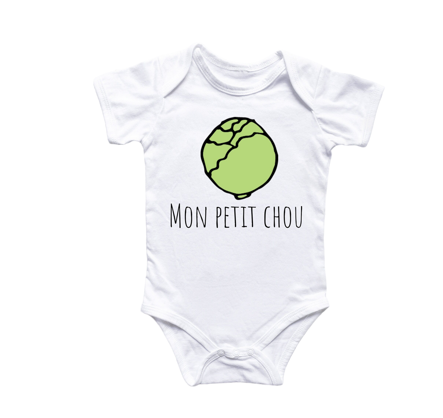 Cabbage Vegan Vegetable - Baby Boy Girl Clothes Infant Bodysuit Funny