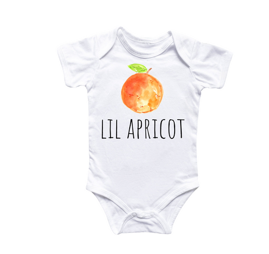 Apricot Orange - Baby Boy Girl Clothes Infant Bodysuit Funny Cute