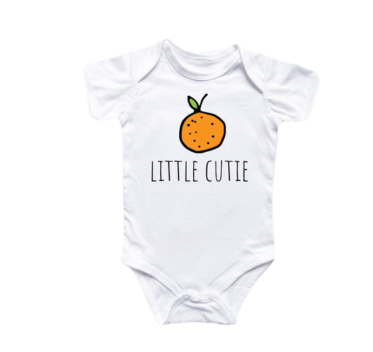 Little Cutie - Baby Boy Girl Clothes Infant Bodysuit Funny Cute