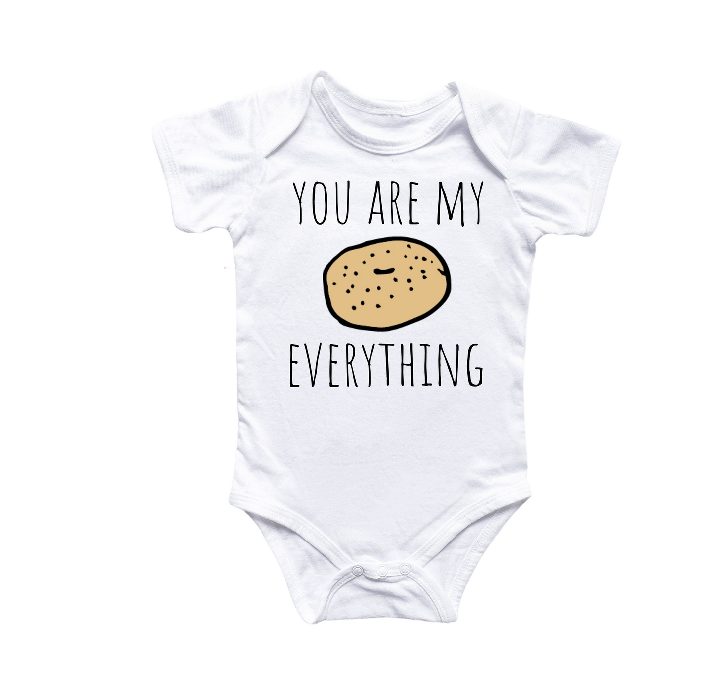Everything Bagel - Baby Boy Girl Clothes Infant Bodysuit Funny Cute