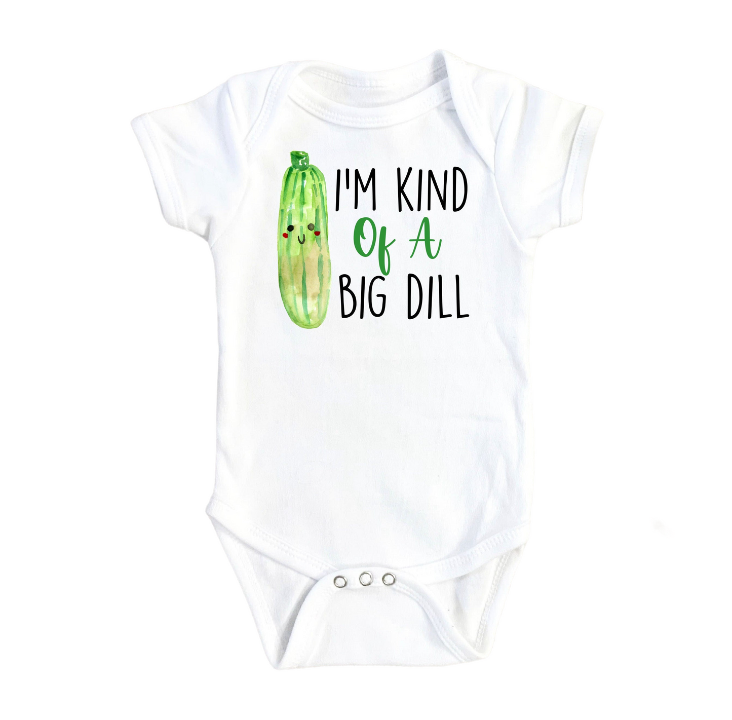 Pickle Big Dill - Baby Boy Girl Clothes Infant Bodysuit Funny Cute