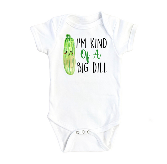Pickle Big Dill - Baby Boy Girl Clothes Infant Bodysuit Funny Cute