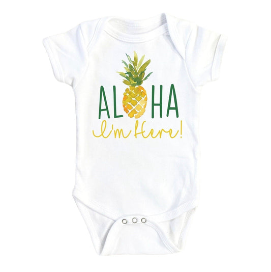 Pineapple Aloha - Baby Boy Girl Clothes Infant Bodysuit Funny Cute