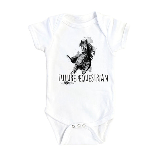 Future Equestrian - Baby Boy Girl Clothes Infant Bodysuit Funny Cute
