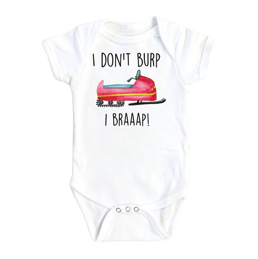 Snowmobile  - Baby Boy Girl Clothes Infant Bodysuit Funny Cute Newborn