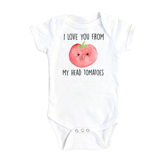 Tomato Head Toes - Baby Boy Girl Clothes Infant Bodysuit Funny Cute