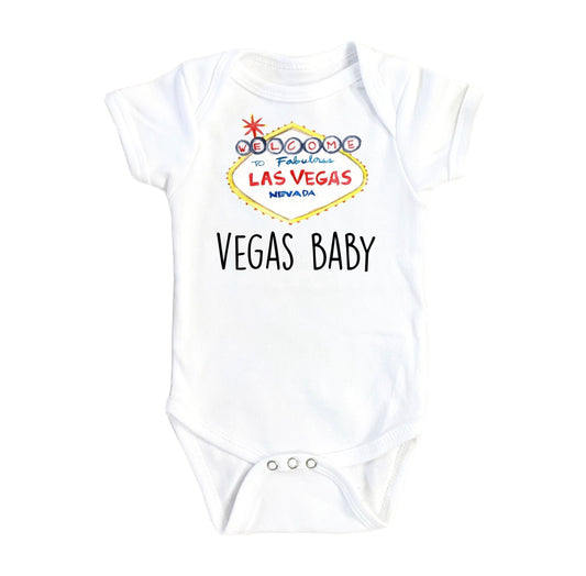 Las Vegas - Baby Boy Girl Clothes Infant Bodysuit Funny Cute Newborn