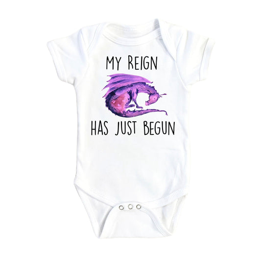 Dragon Purple - Baby Boy Girl Clothes Infant Bodysuit Funny Cute