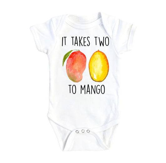 Mango Two - Baby Boy Girl Clothes Infant Bodysuit Funny Cute Newborn