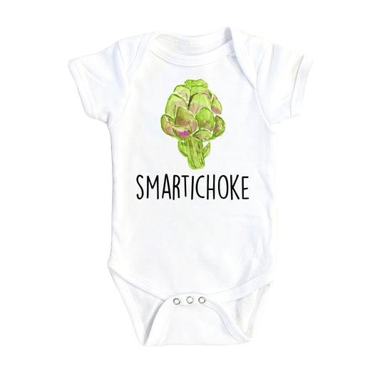 Artichoke Smart - Baby Boy Girl Clothes Infant Bodysuit Funny Cute