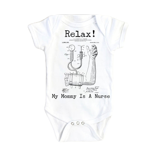 Nurse Patent - Baby Boy Girl Clothes Infant Bodysuit Funny Cute
