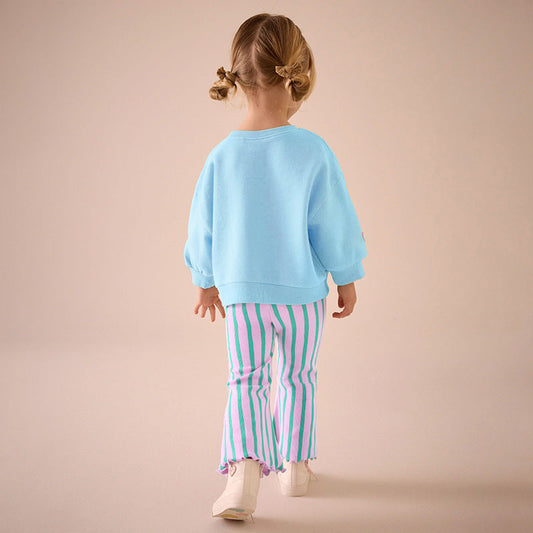 Spring and Autumn Girls Tortoise Cartoon Pattern Long Sleeves